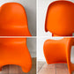 ヴィトラ vitra. パントンチェア Panton Chair オレンジ ヴェルナー・パントン Verner Panton スタッキングチェア ミッドセンチュリー スペースエイジ A ◇