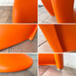 ヴィトラ vitra. パントンチェア Panton Chair オレンジ ヴェルナー・パントン Verner Panton スタッキングチェア ミッドセンチュリー スペースエイジ A ◇