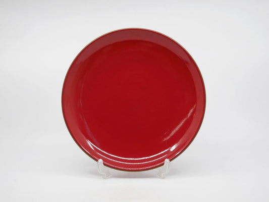 ヒースセラミックス HEATH CERAMICS サラダプレート Coupe Salad Plate 平皿 Φ21.5cm レッド 陶器 アメリカ ミッドセンチュリー B ●