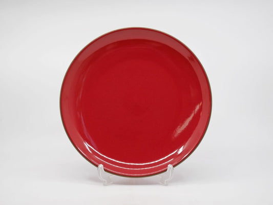 ヒースセラミックス HEATH CERAMICS サラダプレート Coupe Salad Plate 平皿 Φ21.5cm レッド 陶器 アメリカ ミッドセンチュリー A ●