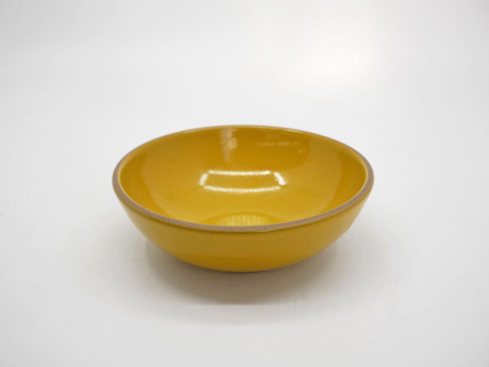 ヒースセラミックス HEATH CERAMICS デザートボウル Dessert Bowl Φ13.5cm イエロー 陶器 アメリカ ミッドセンチュリー ビンテージ B ●