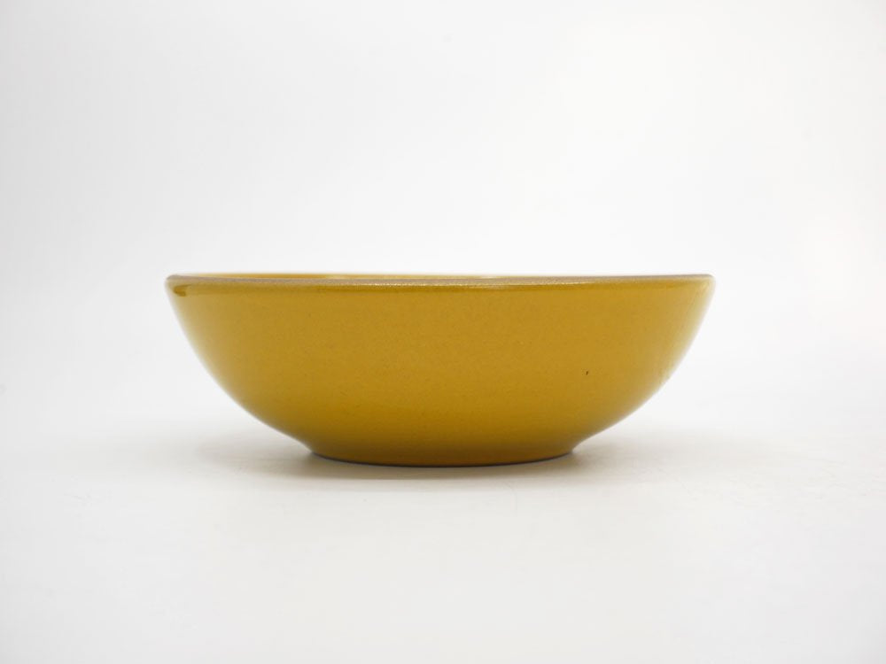 ヒースセラミックス HEATH CERAMICS デザートボウル Dessert Bowl Φ13.5cm イエロー 陶器 アメリカ ミッドセンチュリー ビンテージ B ●