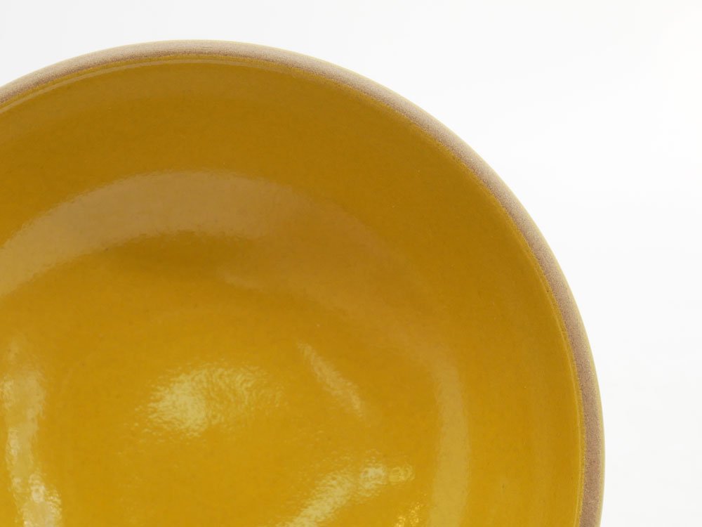 ヒースセラミックス HEATH CERAMICS デザートボウル Dessert Bowl Φ13.5cm イエロー 陶器 アメリカ ミッドセンチュリー ビンテージ B ●