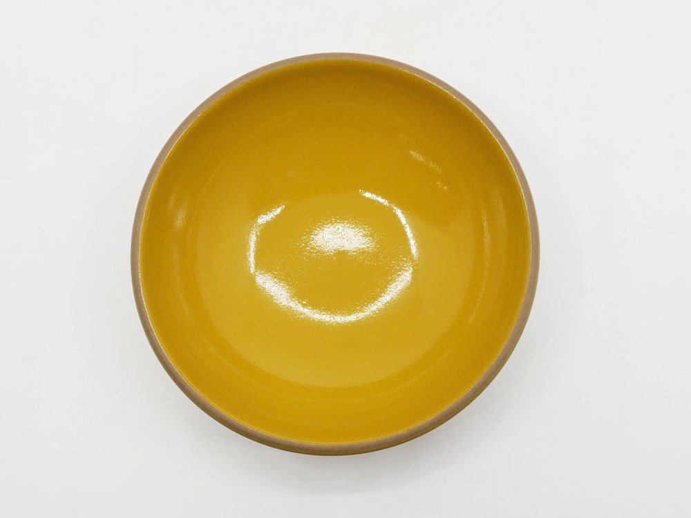 ヒースセラミックス HEATH CERAMICS デザートボウル Dessert Bowl Φ13.5cm イエロー 陶器 アメリカ ミッドセンチュリー ビンテージ B ●