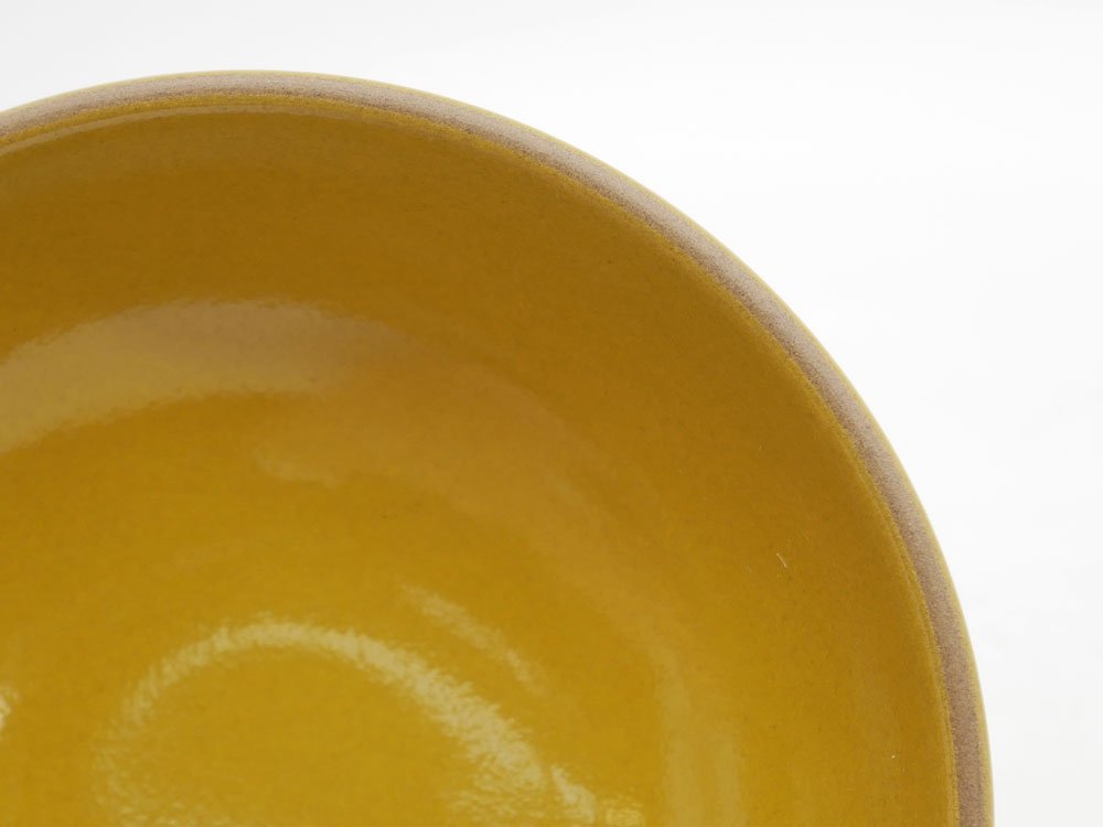 ヒースセラミックス HEATH CERAMICS デザートボウル Dessert Bowl Φ13.5cm イエロー 陶器 アメリカ ミッドセンチュリー ビンテージ A ●