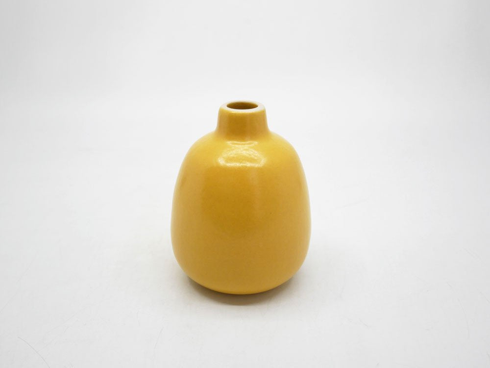 ヒースセラミックス HEATH CERAMICS バッドベース Bud Vase 一輪挿し イエロー 陶器 アメリカ ミッドセンチュリー ●