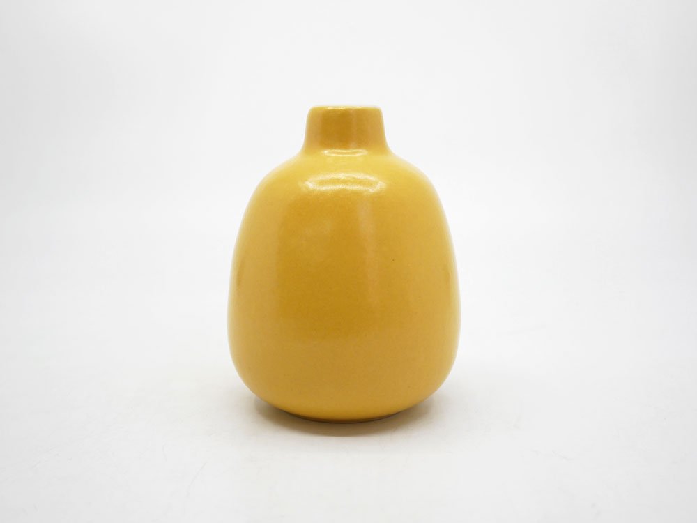 ヒースセラミックス HEATH CERAMICS バッドベース Bud Vase 一輪挿し イエロー 陶器 アメリカ ミッドセンチュリー ●