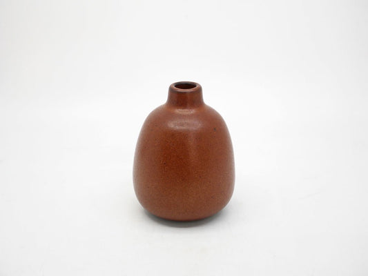 ヒースセラミックス HEATH CERAMICS バッドベース Bud Vase 一輪挿し ブラウン 陶器 アメリカ ミッドセンチュリー ●