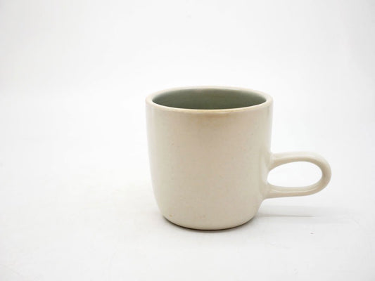 ヒースセラミックス HEATH CERAMICS スタジオマグ Studio Mug ホワイト ツートン 陶器 アメリカ ミッドセンチュリー A ●