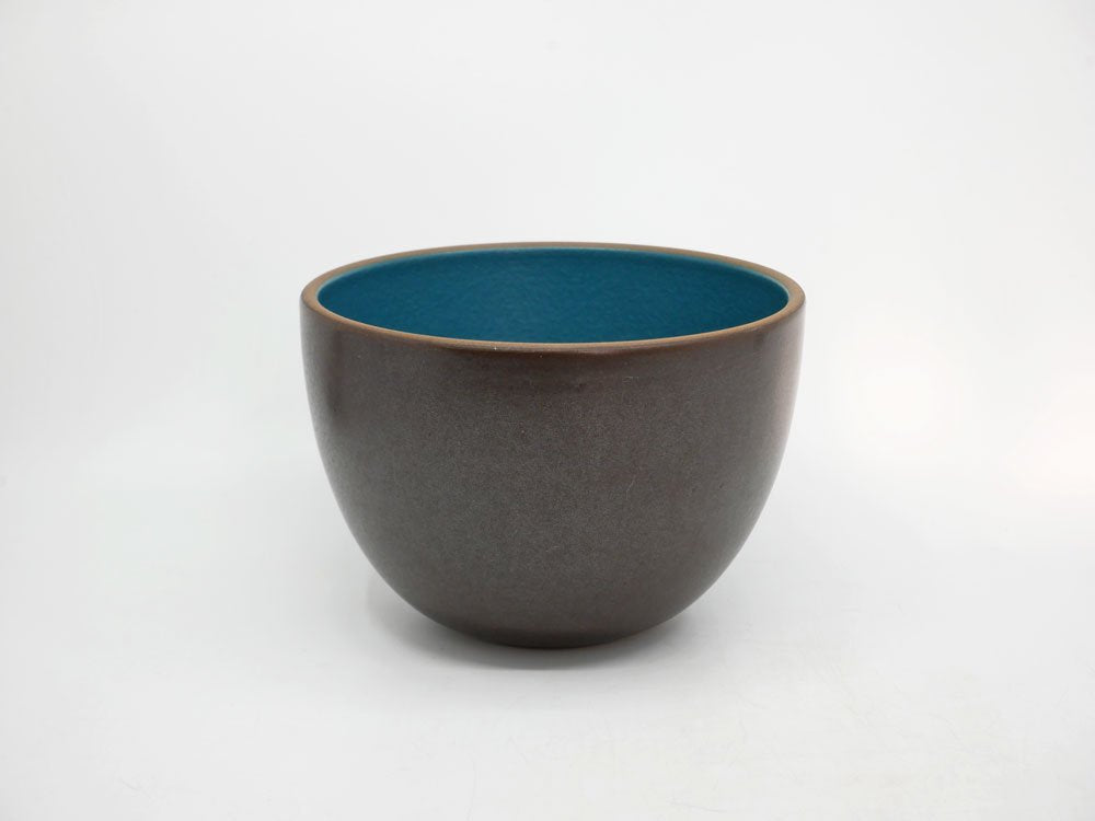 ヒースセラミックス HEATH CERAMICS ディープ サービングボウル Deep Serving Bowl Φ15cm ブルー 陶器 アメリカ ミッドセンチュリー B ●