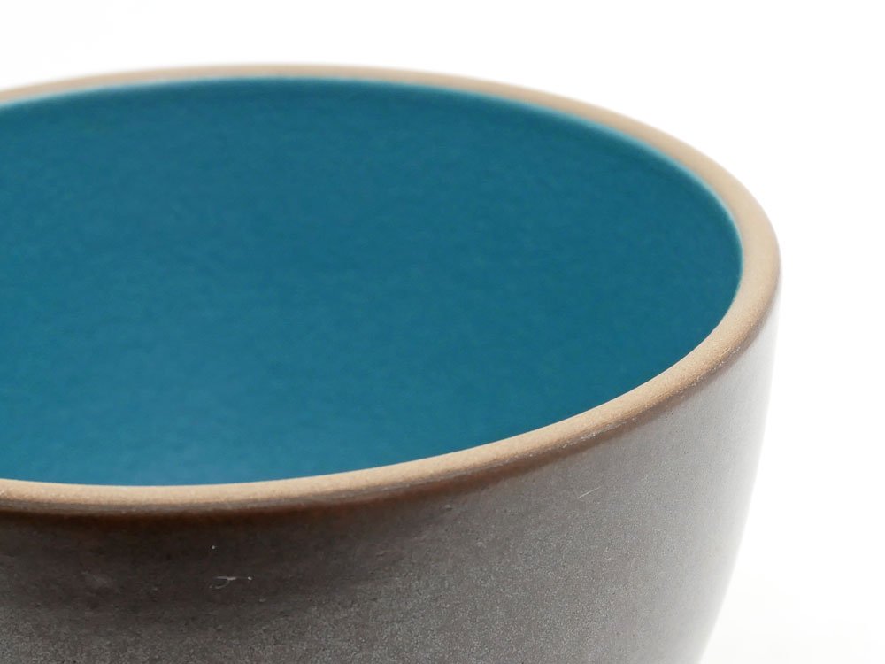 ヒースセラミックス HEATH CERAMICS ディープ サービングボウル Deep Serving Bowl Φ15cm ブルー 陶器 アメリカ ミッドセンチュリー B ●