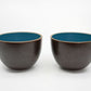 ヒースセラミックス HEATH CERAMICS ディープ サービングボウル Deep Serving Bowl Φ15cm ブルー 陶器 アメリカ ミッドセンチュリー A ●