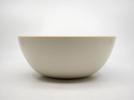 ヒースセラミックス HEATH CERAMICS サービングボウル Serving Bowl Φ21cm ホワイト ツートン 陶器 アメリカ ミッドセンチュリー ●