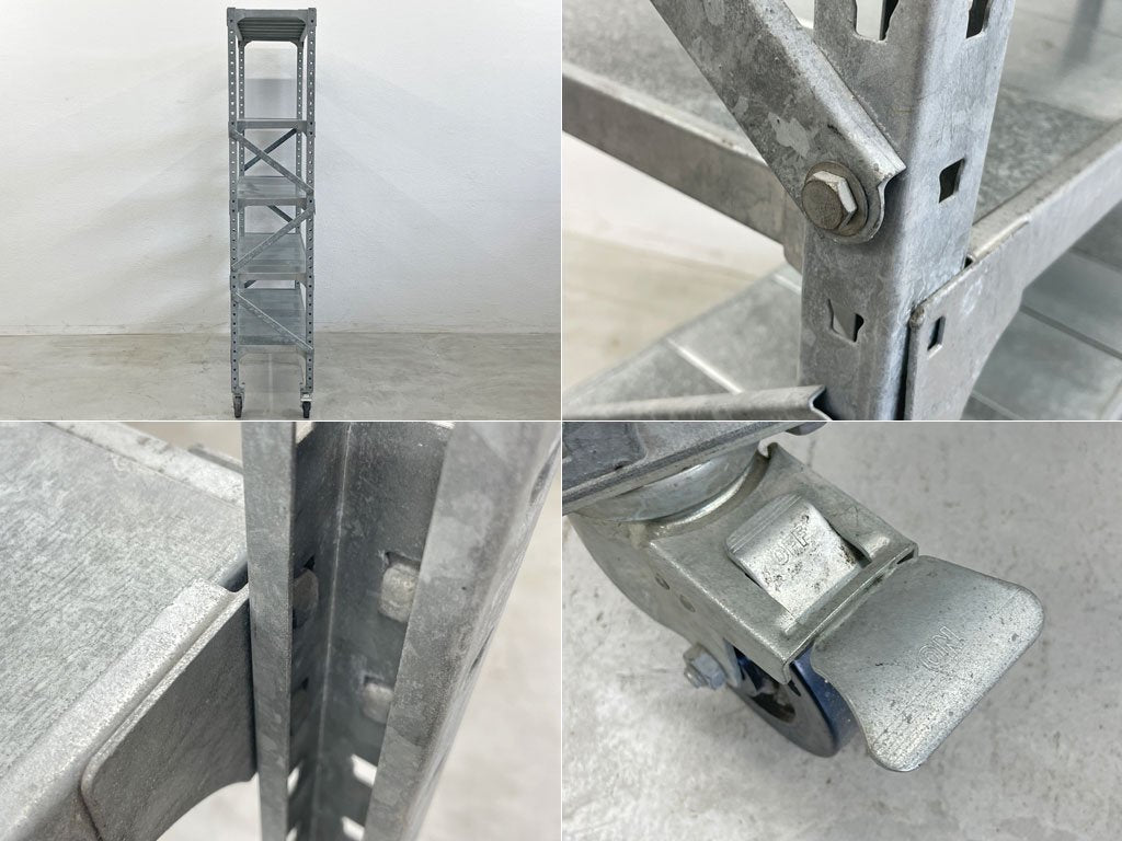 ダルトン DULTON ガルバナイズドシェルフ シングル  Galvanized shelf Single SLF01-S 定価121,000円 インダストリアル 廃盤 〓