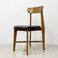 ジャーナルスタンダード journal standard Furniture シノン ダイニングチェア CHINON CHAIR VL ラバーウッド PUレザー 定価￥27,500- B ●