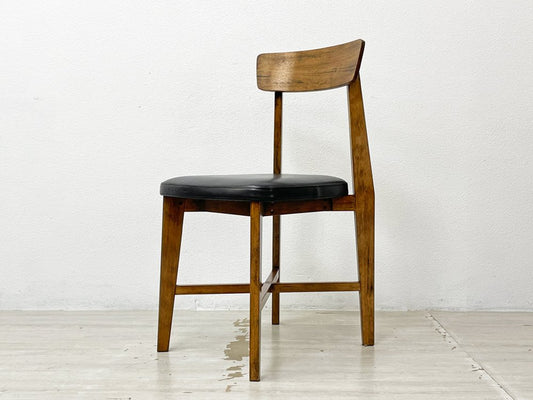 ジャーナルスタンダード journal standard Furniture シノン ダイニングチェア CHINON CHAIR VL ラバーウッド PUレザー 定価￥27,500- B ●