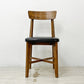 ジャーナルスタンダード journal standard Furniture シノン ダイニングチェア CHINON CHAIR VL ラバーウッド PUレザー 定価￥27,500- B ●