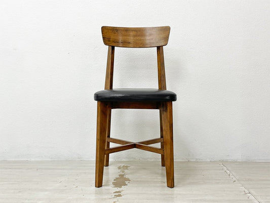 ジャーナルスタンダード journal standard Furniture シノン ダイニングチェア CHINON CHAIR VL ラバーウッド PUレザー 定価￥27,500- B ●