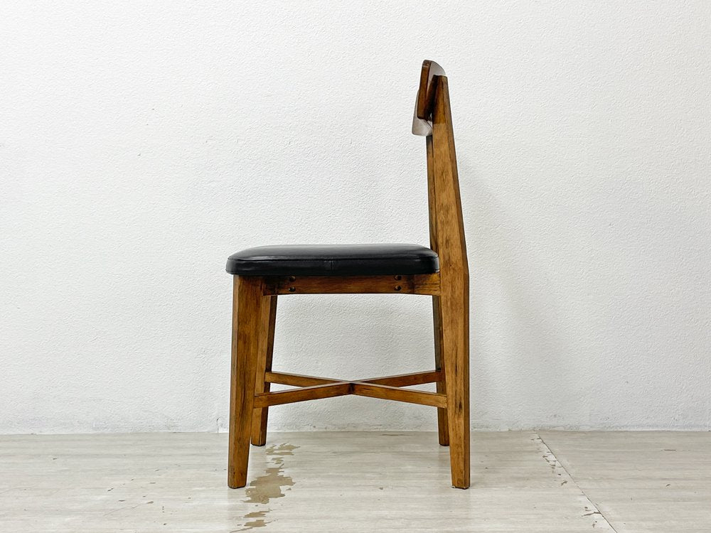 ジャーナルスタンダード journal standard Furniture シノン ダイニングチェア CHINON CHAIR VL ラバーウッド PUレザー 定価￥27,500- B ●