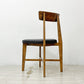 ジャーナルスタンダード journal standard Furniture シノン ダイニングチェア CHINON CHAIR VL ラバーウッド PUレザー 定価￥27,500- B ●