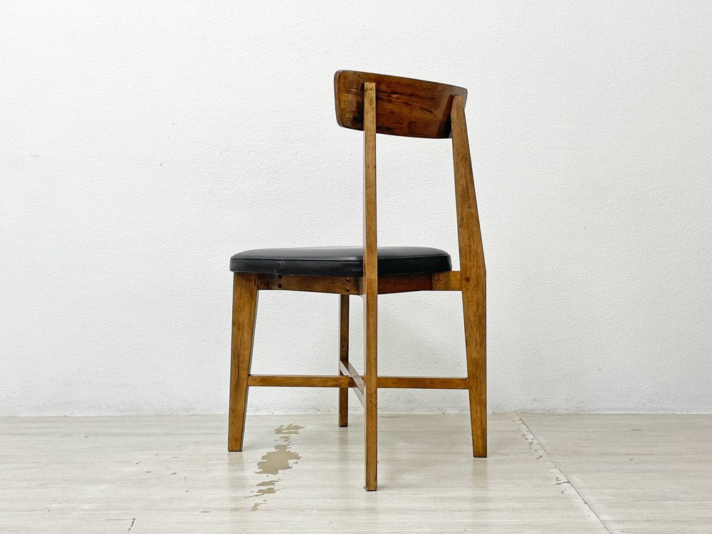 ジャーナルスタンダード journal standard Furniture シノン ダイニングチェア CHINON CHAIR VL ラバーウッド PUレザー 定価￥27,500- B ●