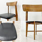 ジャーナルスタンダード journal standard Furniture シノン ダイニングチェア CHINON CHAIR VL ラバーウッド PUレザー 定価￥27,500- B ●