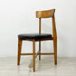 ジャーナルスタンダード journal standard Furniture シノン ダイニングチェア CHINON CHAIR VL ラバーウッド PUレザー 定価￥27,500- A ●