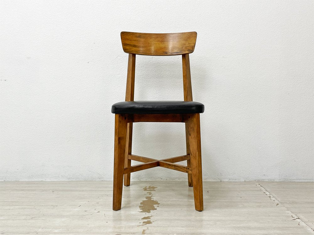 ジャーナルスタンダード journal standard Furniture シノン ダイニングチェア CHINON CHAIR VL ラバーウッド PUレザー 定価￥27,500- A ●