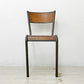 フランスビンテージ French Vintage Mullca 510 chair メタル×プライウッド スタッキング スクールチェア 工業系 フェール トラヴァイユ FER TRAVAIL 購入 ●