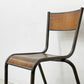 フランスビンテージ French Vintage Mullca 510 chair メタル×プライウッド スタッキング スクールチェア 工業系 フェール トラヴァイユ FER TRAVAIL 購入 ●