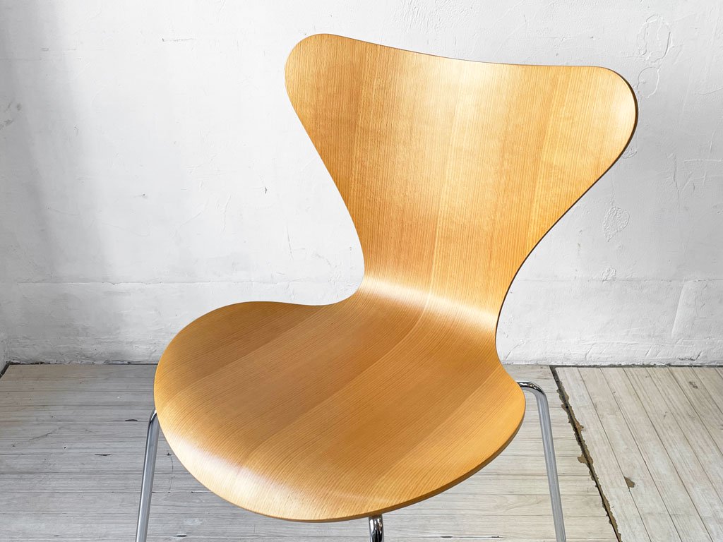 フリッツハンセン Fritz Hansen セブンチェア Seven Chair アルネヤコブセン Arne Jacobsen ナチュラル ビーチ材 北欧家具 ★