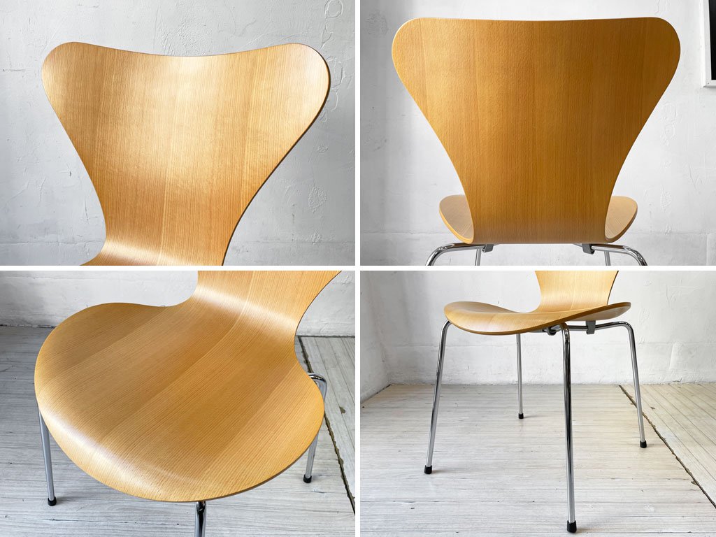 フリッツハンセン Fritz Hansen セブンチェア Seven Chair アルネヤコブセン Arne Jacobsen ナチュラル ビーチ材 北欧家具 ★