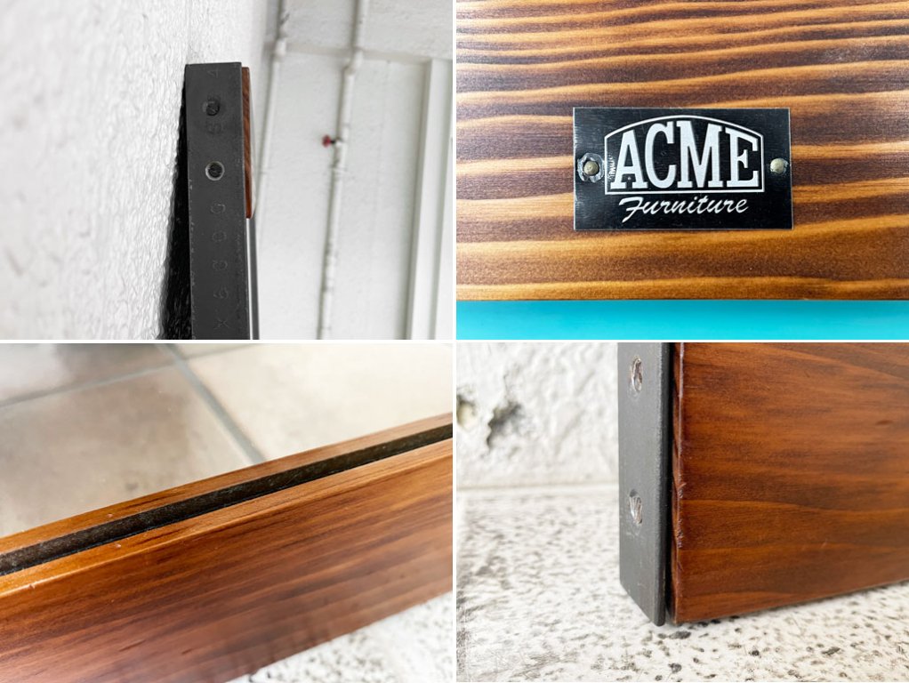 アクメファニチャー ACME Furniture グランビュー GRANDVIEW ウォールミラー アイアン × パイン無垢材 ◇