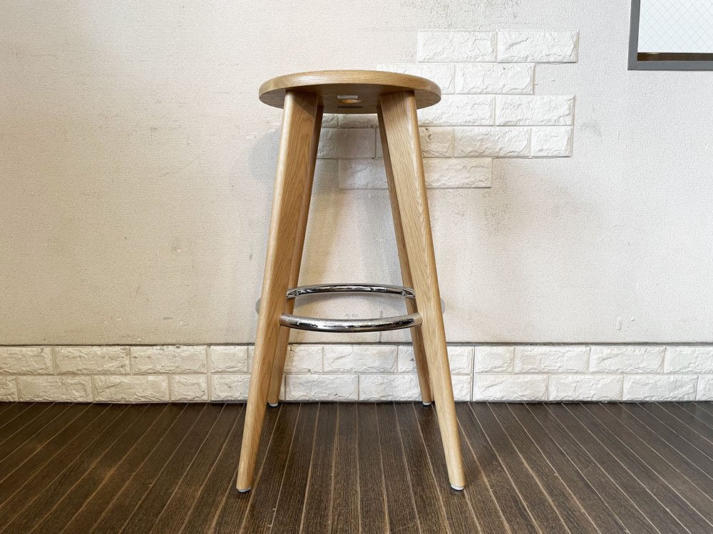 ヴィトラ vitra タブレオウ TABOURET HAUT カウンタースツール ハイスツール ナチュラルオーク H78cm ジャン・プルーヴェ Jean Prouve 定価￥105,600- ◎