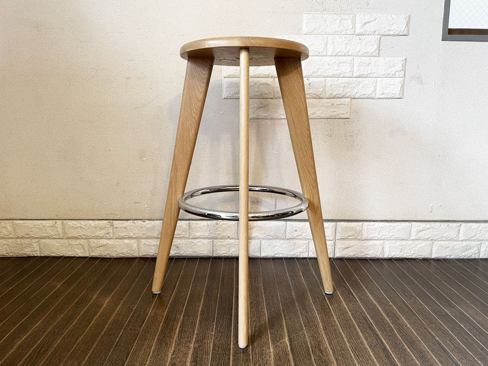 ヴィトラ vitra タブレオウ TABOURET HAUT カウンタースツール ハイスツール ナチュラルオーク H78cm ジャン・プルーヴェ Jean Prouve 定価￥105,600- ◎