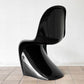 ヴィトラ vitra パントンチェア クラシック ヴェルナーパントン Verner Panton  FRP製 ブラック スペースエイジ ミッドセンチュリー ◇