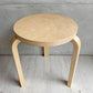 アルテック Artek スツール60 Stool60 3本脚 アルヴァ・アアルト バーチ材 フィンランド 北欧家具 ナチュラル B ♪