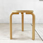 アルテック artek スツール60 Stool60 3本脚 バーチ材 ナチュラル アルヴァ・アアルト Alvar Aalto 北欧家具 A ★