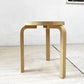 アルテック artek スツール60 Stool60 3本脚 バーチ材 ナチュラル アルヴァ・アアルト Alvar Aalto 北欧家具 A ★