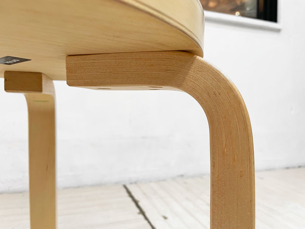 アルテック artek スツール60 Stool60 3本脚 バーチ材 ナチュラル アルヴァ・アアルト Alvar Aalto 北欧家具 A ★