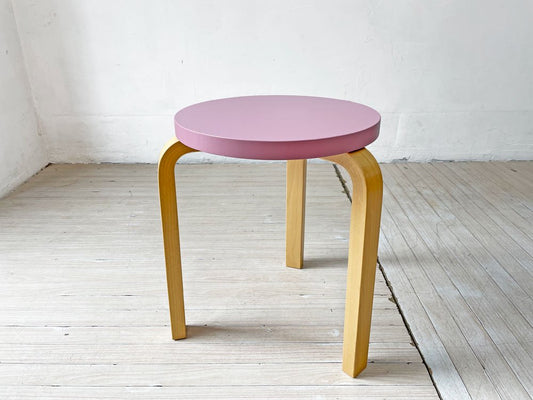 アルテック artek スツール60 ヘラ・ヨンゲリウス コレクション2014 アルヴァ・アアルト Alvar Aalto パープル×バーチ 北欧家具 ★