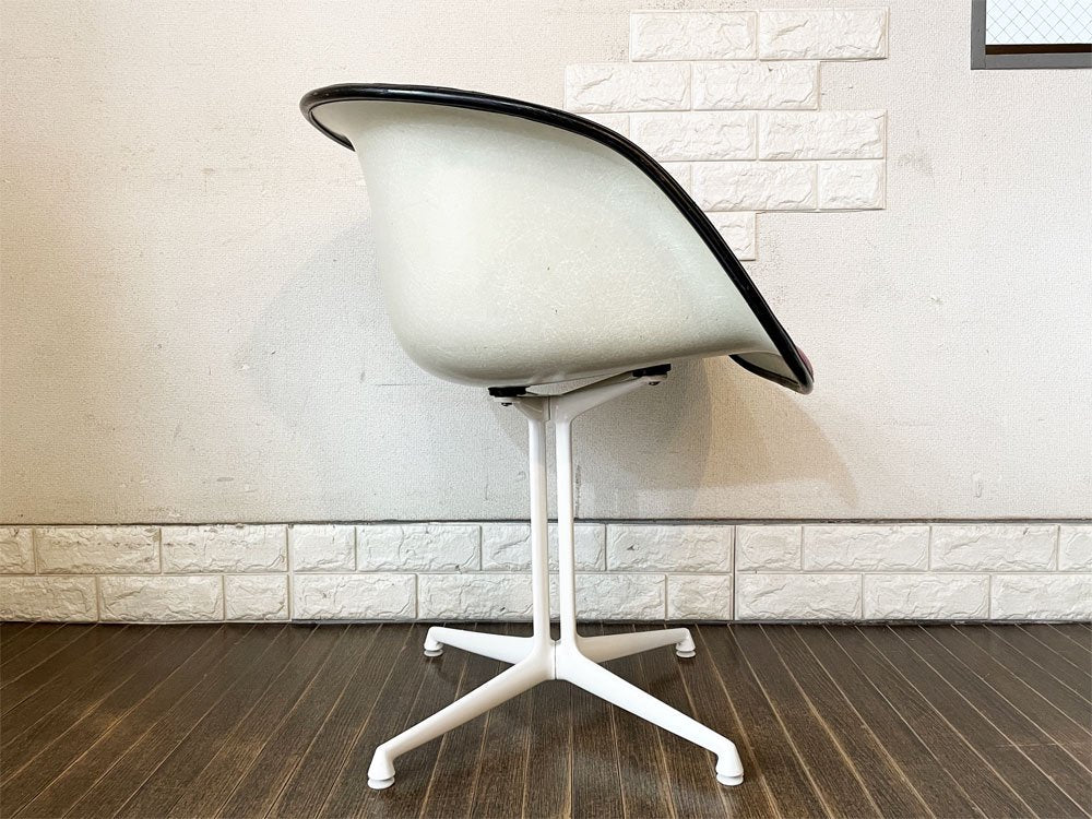 ハーマンミラー Herman Miller ラフォンダ La Fonda Arm Chair アームシェルチェア マハラム社 ジラルド生地 C&R イームズ ビンテージ ミッドセンチュリー ◎