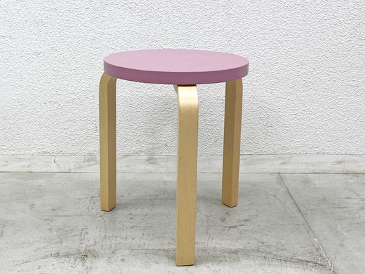 アルテック Artek スツール60 Stool60 ヘラ・ヨンゲリウス コレクション 2014 アルヴァ・アアルト バーチ材×パープル 〓