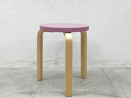 アルテック Artek スツール60 Stool60 ヘラ・ヨンゲリウス コレクション 2014 アルヴァ・アアルト バーチ材×パープル 〓