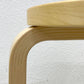 アルテック artek スツール60 Stool60 バーチ材 × ブラックリノリウム 3本脚 アルヴァ・アアルト Alvar Aalto フィンランド 〓