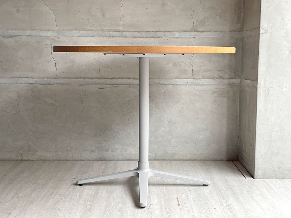 グリニッチ greeniche ラウンドカフェテーブル Round Cafe Table 900 オーク無垢材 ￥66,000- ♪