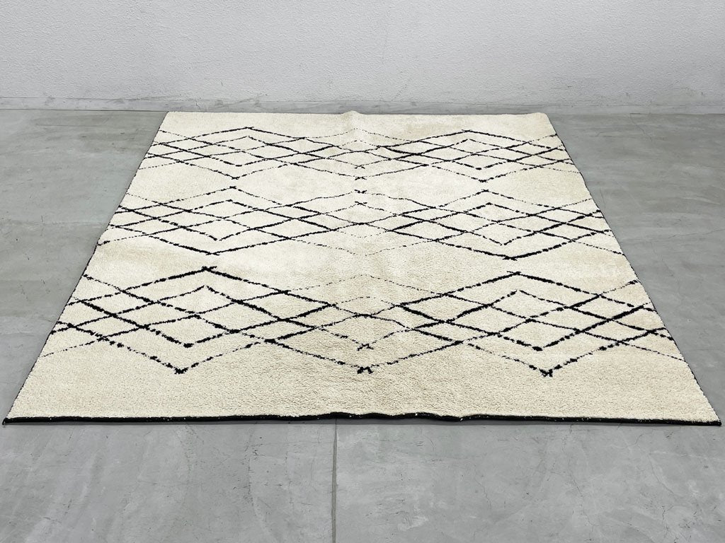 ウニコ unico ハイマヤ HIMAYA ラグ Rug ペニワレンモチーフ ポリプロピレン100％ カーペット 絨毯 250ｃｍ 定価37,400円 〓