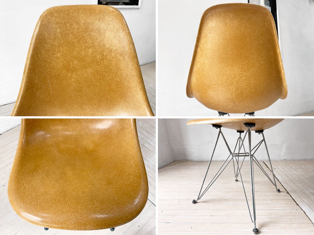 ハーマンミラー Herman Miller サイドシェルチェア セカンド 2ndビンテージ FRP エッフェルベース イームズ ミッドセンチュリー ★