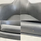ビンテージ レザー アームチェア ブラック Leather Arm chair アルミベース 4本脚 グライズ 〓