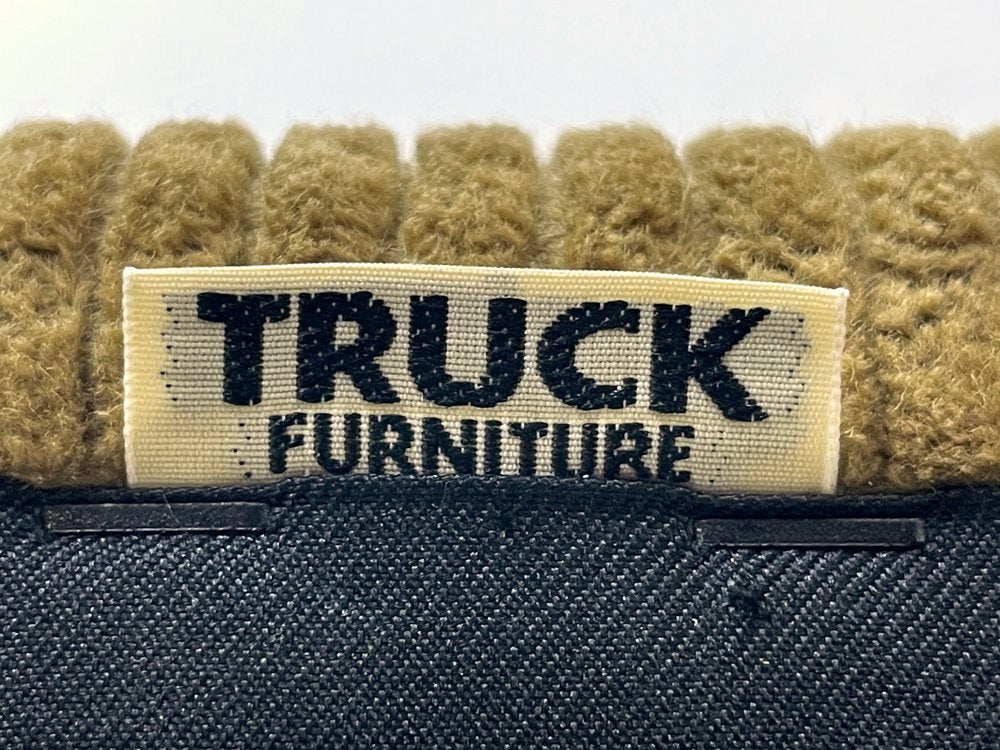 トラックファニチャー TRUCK FURNITURE FK SOFA オットマン コーデュロイ ウォールナット無垢材 フェザークッション 張地F-21 グリーン ●